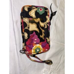 Vera Bradley Suzani Print Wallet Zip Around Wristlet